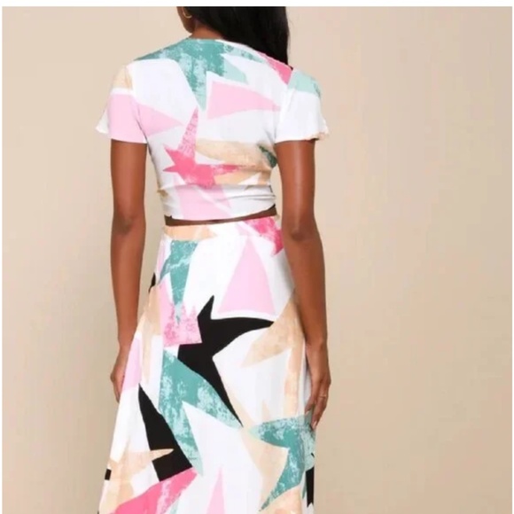 Lulus Daydreaming 2-piece Maxi Dress Set size S/XS - Picture 3 of 15